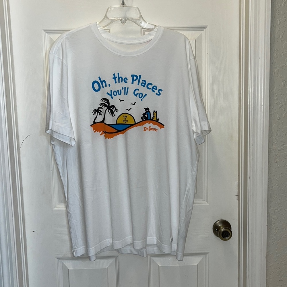 Dr. Seuss White Graphic T-Shirt for Men
